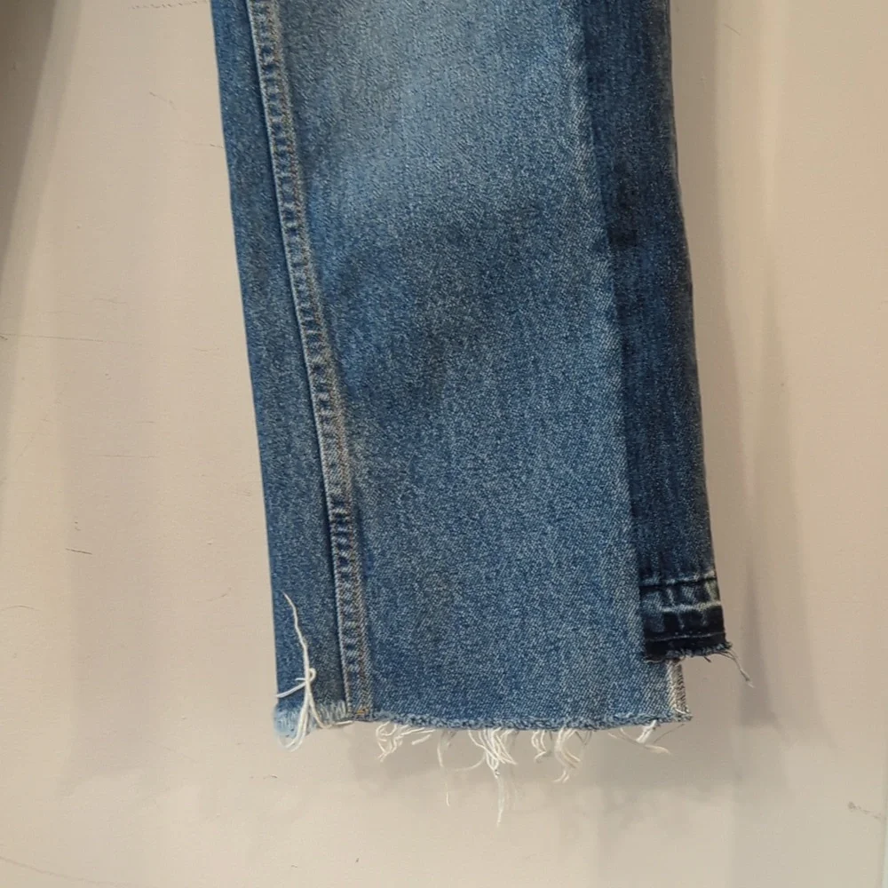 NWT GRLFRND Jessica Mid Rise Wide Leg Denim Jeans 29 in Heartbreak Hotel